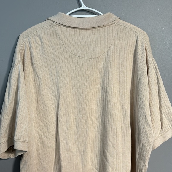 Vintage cotton golf shirt. Cream colour size L - Picture 3 of 3